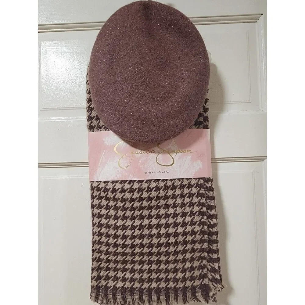 Jessica Simpson Women's Winter Warm Hat & Scarf Set
